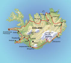Iceland map